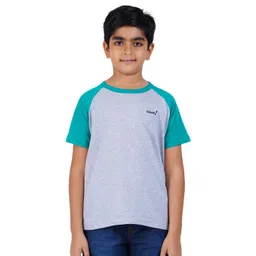 NEXT KEY Boys Colourblocked Round Neck Cotton T-shirt-picture-21