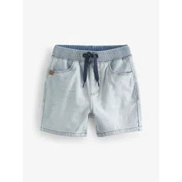 NEXT Boys Bleach Jersey Denim Pull-On Shorts-picture-57
