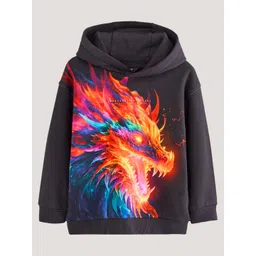 NEXT Boys Printed Hooded Cotton Sweatshirt-picture-29