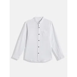 NEXT Boys Semi Sheer Cotton Linen Casual Shirt-picture-21