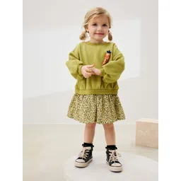 NEXT Girls Animal Print Jumper Dress-picture-55