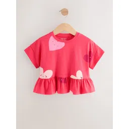 NEXT Girls Conversational Printed Pure Cotton A-Line Top-picture-50