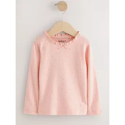 NEXT Girls Dot Print Pure Cotton Top-picture-32