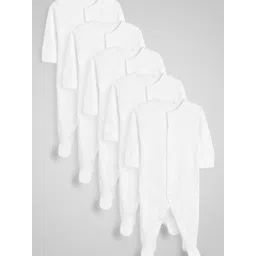 NEXT Infants Pack of 5 Pure Cotton Sleepsuits-picture-14