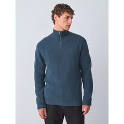 NEXT Ribbed Mock Collar Pullover-picture-38