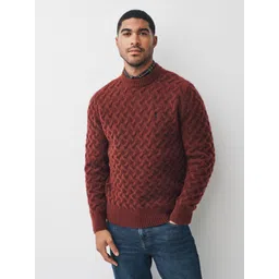 NEXT Self Striped Round Neck Pullover-picture-18