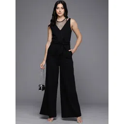 NEXT V-Neck Embellished Basic Jumpsuit-picture-11