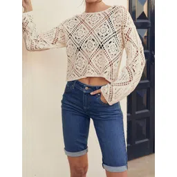 NEXT Women Denim Shorts-picture-32