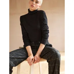 NEXT Women High Neck Pure Cotton T-shirt-picture-32