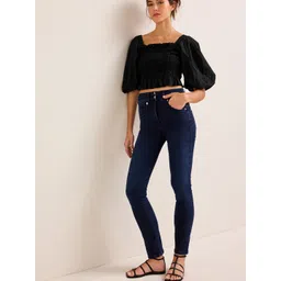 NEXT Women Slim Fit High-Rise Stretchable Jeans image 3