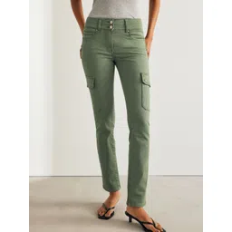 NEXT Women Slim Fit Stretchable Cargo Jeans-picture-25