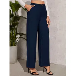 Next One Women Smart High-Rise Easy Wash Trousers-picture-20