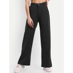 Next One Women Smart Loose Fit High Rise Easy Wash Parallel Trousers-picture-24