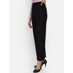 Next One Women Smart Loose Fit High-Rise Easy Wash Parallel Trousers-picture-41