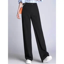 Next One Women Smart Loose Fit High-Rise Easy Wash Trousers-picture-33