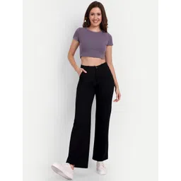 Next One Women Smart Loose Fit High-Rise Easy Wash Trousers-picture-35