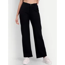Next One Women Smart Loose Fit High-Rise Easy Wash Trousers-picture-34