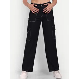 Next One Women Smart Straight Fit High-Rise Stretchable Jeans-picture-22