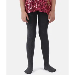 NEXT2SKIN Cotton Solid Pantyhose Stockings - Dark Grey-picture-24