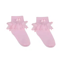 NEXT2SKIN Frill Socks - Pink-picture-43