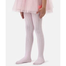 NEXT2SKIN Nylon Self Designed  Stockings - Baby Pink-picture-47