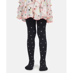 NEXT2SKIN Star Print Pantyhose Stocking - Black-picture-46