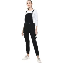 neysa Women Black Dungaree-picture-35