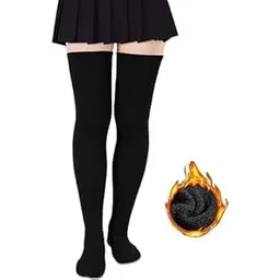 neyu Women's Over-the-Knee Socks | Cotton | School Uniform Style | Thigh High Length-picture-22