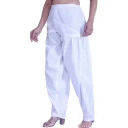 nezup Pure Cotton Solid Women ["White"] Salwar-picture-13