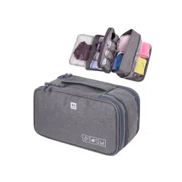 NFI Essentials 3 Layer Lingerie Organizer Bag, Portable Travel Storage Pouch for Bra, Panty, Socks-picture-26