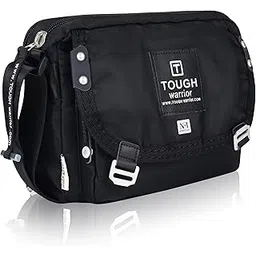 nfi essentials Cross Body Sling Bag For Men & Women for Office Travelling Stylish Multipurpose Messenger Chest Bag for College & Classes, One Side Shoulder (Black)-picture-23