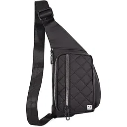 NFI essentials Waist Bag for Men & Women Shoulder Bag Lightweight Crossbody Bag Water Resistant Chest Bag for Outdoor Walking Biking Travel Cycling-picture-26