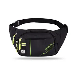 NFI essentials Waist Chest Bag for Men Women Belt Sling Pouch Crossbody Unisex Crossover Fanny Pack One Side Travel Hiking Zip Bag Multipurpose Adjustable Strap Shoulder Running Money Phone Bag image 1