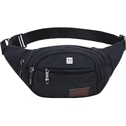 nfi essentials Waist Chest Bag for Men Women Belt Sling Pouch Crossbody Unisex Crossover Fanny Pack One Side Travel Hiking Zip Bag Multipurpose Canvas Adjustable Strap Shoulder Running Money Phone Bag-picture-24