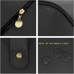 nfi essentials Women Black Cosmetic Bag image 3