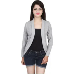 NG STORE Shawl Collar Long Sleeves Cotton Open Front Jacket-picture-18