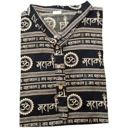 niak Men Printed Pure Cotton Straight Kurta-picture-24