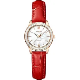 nibosi Watches for Women Analog Quartz Leather Strap Ladies Wrist Watches Dainty Vintage Classic Fashion Diamond Simple Casual Elegant Dress Women's Watch for Small Wrists-picture-45
