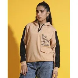 nick & jones Girls Printed Regular Fit Hoodie-picture-35