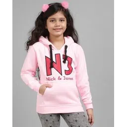 nick & jones Printed Hoodie with Kangaroo Pockets-picture-48