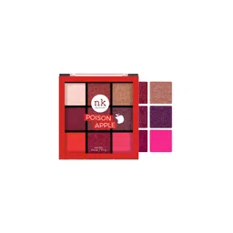 Nicka K Nine Color High-Pigmented Eyeshadow Palette - Poison Apple-picture-26