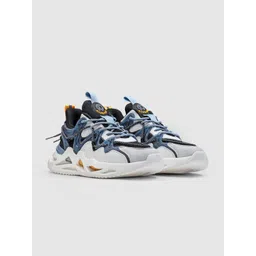 Nickron Men Colourblocked Round Toe Mesh Sneakers-picture-20