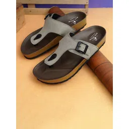 NICO NERINI Men Lightweight Anti Slip Buckle Leather Comfort Sandals-picture-12