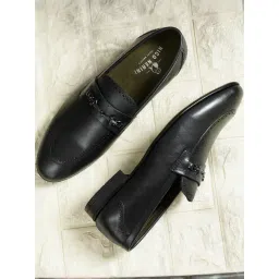 Nico Nerini Men's Black Formal Loafers-picture-14