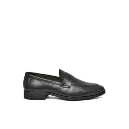 Nico Nerini Men's Black Formal Loafers image 2