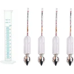 nicolette Mercury Lactometer Hydrometer for Testing Milk Purity alongwith 100 ML Measuring Hydrometer-picture-16