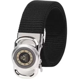 niddleman Men Casual Black Canvas Belt-picture-11