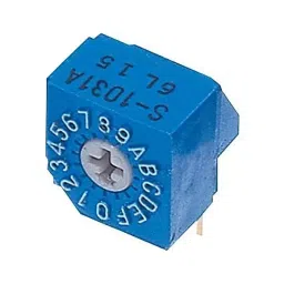 NIDEC COMPONENTS ROTARY CODE SW, 16POS, HEX COMP0.1A, 5V, S-1031A-picture-13