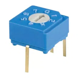 NIDEC COMPONENTS Rotary Code Sw, 8Pos, Octal, 0.1A, 5V, S-8010-picture-8