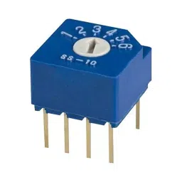 NIDEC COMPONENTS ROTARY SWITCH, SP6T, 0.1A, 5VDC, TH, SS-10-16NP-E-picture-34